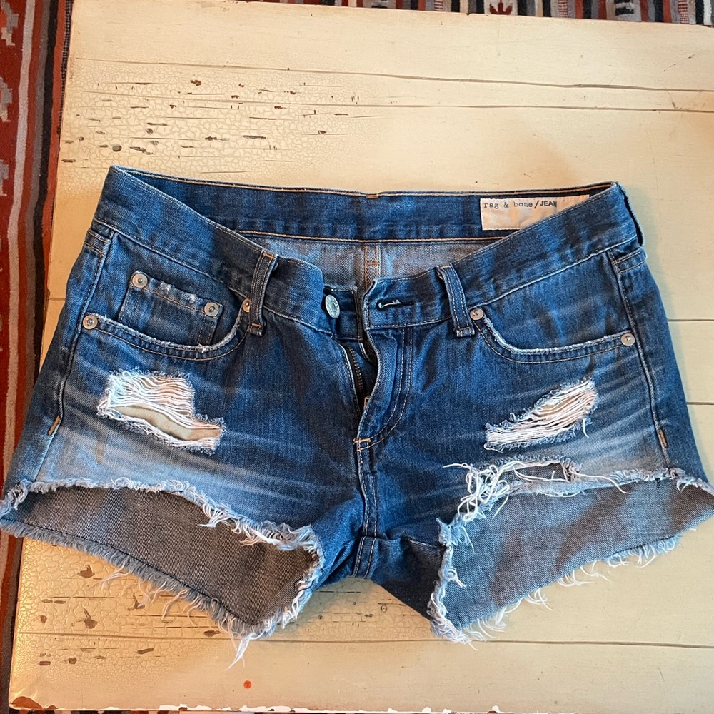 Rag and bone jean shorts 25